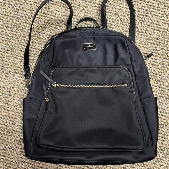 kate spade | Bags | Kate Spade Black Nylon Backpack | Poshmark display picture 2